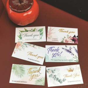 Tarjetas de Felicitación Personalizadas con Flores, Bendiciones y Regalos, Horneadas, con Cartón y Papel Offset, <span class=keywords><strong>Reseñas</strong></span> Positivas, Tarjetas de Agradecimiento - Product Image 4