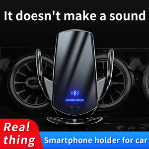 Dropshipping Products Chargement magnétique Soporte Para Celular Auto 15w Wireless Car Charger Mount Auto-sensing Car Phone Holder - Product Image 4