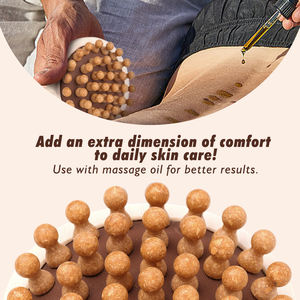 Recién llegados, depurador de baño de madera, herramienta de masaje corporal para exfoliación corporal, relajación - Product Image 4