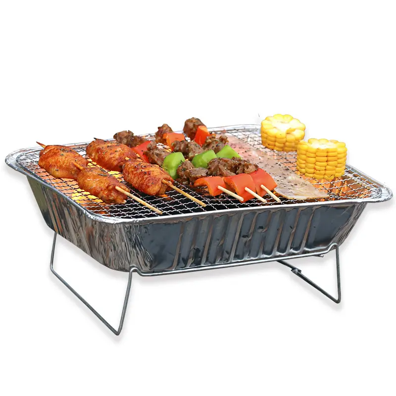 disposable flameless electric bbq grill pan eco friendly products