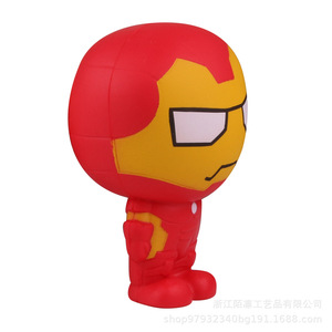 Iron Man <b>Squishy</b> Toy EVA Portable Stress Relief Gift For Kids 5-7 Years Unisex - Product Image 3
