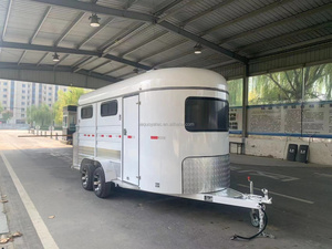 말과 함께 여행을위한 2025 저렴한 3 말 각도 적재 말 트레일러 호주 표준 - Product Image 4