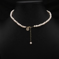 Collier de perles tendance, pendentif fleur unique, chaîne en perles d'eau douce, bijoux de tous les jours, collier de perles pour soirée