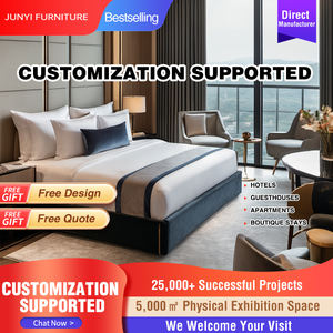 Camas de Hotel Modernas de Madera, Juego Completo, Diseñadas para Habitaciones Estándar de Hotel, Motel, Casa de Huéspedes, Albergue <span class=keywords><strong>Juvenil</strong></span>, Apartamento, Portátiles - Product Image 2