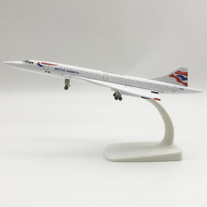 Modèle d'avion en métal moulé sous pression British Airways <span class=keywords><strong>Concorde</strong></span> de 20 cm avec trains d'atterrissage - Product Image 2