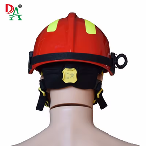 <span class=keywords><strong>Casque</strong></span> de <span class=keywords><strong>pompier</strong></span> personnalisé OEM 2024, modèle <span class=keywords><strong>F2</strong></span>, rouge et jaune, en polyéther, pour les secours, anti-impact, anti-perforation - Product Image 2