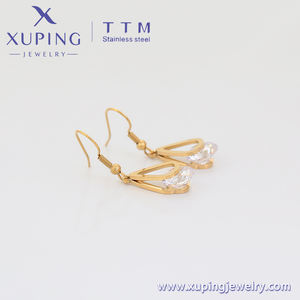 TTM-07 Xuping Sieraden Mode Hoge Kwaliteit 18K Vergulde Oorbel Vrouwen Sieraden Rvs Oorbellen - Product Image 4