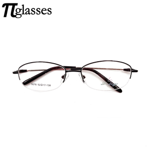 Cina di alta qualità Design all'ingrosso mezza struttura in metallo oro <span class=keywords><strong>occhiali</strong></span> <span class=keywords><strong>da</strong></span> <span class=keywords><strong>vista</strong></span> per le ragazze - Product Image 3