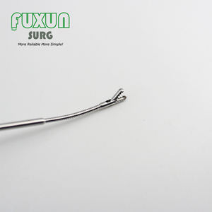 Instruments d'endoscopie de la colonne vertébrale pour discectomie interlaminaire par pulsion uniportale, forceps de préhension dentelés flexibles, manuel, CE - Product Image 6