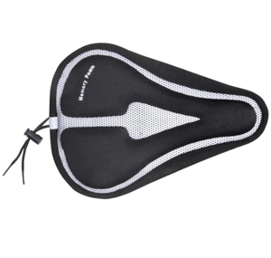 Briviga Xe Đạp Yên Xe Đạp Bìa Nylon + Sbr + Bộ Nhớ Bọt Dây Kéo Thiết Kế & Lưới Thoáng Khí Thoải Mái Độn Xe Đạp Ghế Bìa Đi Xe Đạp - Product Image 4