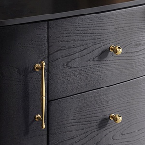 Luxury Zinc Alloy Handles Modern Design <b>for</b> Wardrobe Kitchen Cabinet Drawer & Furniture Handles-<b>for</b> Hotels - Product Image 4