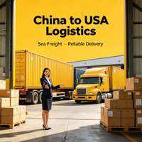 Transport maritime DDP rapide et dédouanement de fret LCL+Express de Chine vers les États-Unis avec assistance 24h/24 et 7j/7 et assurance pour les produits importés