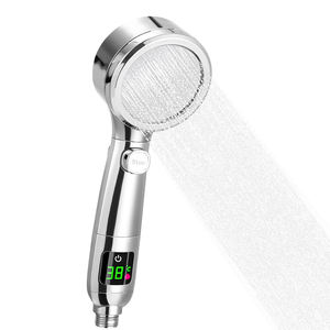 고품질 유 키두 아기 진동 욕조 욕실 수도꼭지 레인 샤워 세트 (온도계 포함) - Product Image 1