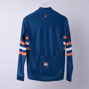 Nuevo <span class=keywords><strong>invierno</strong></span> térmico polar a prueba <span class=keywords><strong>de</strong></span> viento ciclismo Jersey cálido Pro <span class=keywords><strong>Mtb</strong></span> manga larga hombres bicicleta Jersey - Product Image 4