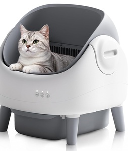 Self Cleaning <b>Litter</b> Box Automatic <b>Cat</b> <b>Litter</b> Box with Open-Top Design APP Control Dual Safety Sensors Suitable for Multi-<b>cats</b> - Product Image 1