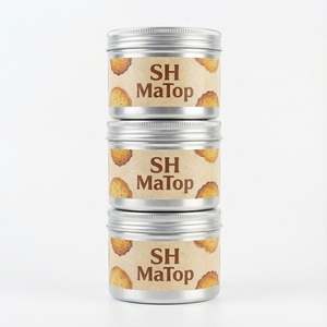 Pot en aluminium de grande capacité de 500 ml pour le stockage de biscuits - Product Image 3