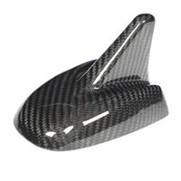 TIYPEOR Garniture d'antenne de toit en fibre de carbone pour Maserati Levante S Sport Utility 4 portes 2016 - 2017