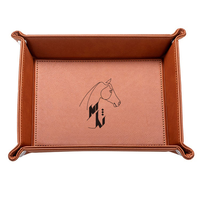 Plateau à dés en cuir gravé au laser, plateau pliable en cuir PU pour jeux de table DND RPG, porte-dés de jeu carré portable