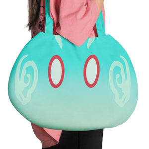 Bolsas de lona reutilizables con forma de anime de dibujos animados personalizadas, bolsas de mano con forma novedosa, venta al por mayor para compradores - Product Image 5