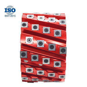Cuchilla espiral de aluminio D165xd40xH100x15z para cepilladora de madera, personalizable OEM para carpintería - Product Image 2