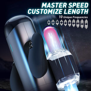 Mango pistón avión taza videojuego avión taza vibrador telescópico masturbador masculino taza masturbador masculino automático - Product Image 3