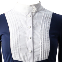 Fabricant professionnel vêtements équestres hauts à manches longues chemise de spectacle pour dame produits de course de chevaux couche de Base équine