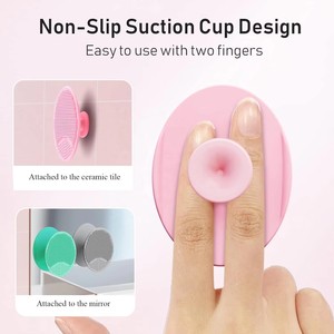 Custom Logo Food Grade <b>Silicone</b> Baby Face Cleaning Pad Soft Colorful Spa Scrub Cleanser <b>Tool</b> - Product Image 6