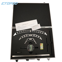 Range 70-6000mm Digital Display Radius Gauge Set with LCD Display, Precision R Shape High Quality Measurement Tools