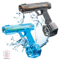 Pistol Air Mainan Anak Musim Panas Berbahan Plastik ABS, Tembakan Beruntun, Bertenaga Baterai, Bersertifikasi EN71, Usia 14+ Tahun, Mainan Elektronik