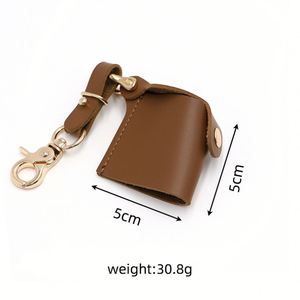 Durable Pu Leather Case Holder Hanging Film Pouch With Metal Keychain <b>Camera</b> Accessories Gifts Bag for Photographers - Product Image 6