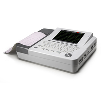 Électrocardiographe ECG EDAN SE-1200Express avec écran LCD 8 pouces et 12 dérivations pour usage vétérinaire