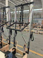 Réformateur Commercial Pilates Machine Demi-Tour Réformateur Pilates Studio Réformateur En Bois De Chêne Tour Pilates Machine avec Tour