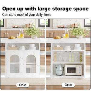 Tùy Chỉnh Sang Trọng Hiện Đại Bằng Đá Cẩm Thạch Trắng Bàn Ăn Hình Chữ Nhật Lớn Phòng Ăn Bảng Với Tủ Lưu Trữ Cho Nhà Bếp 4-6 Chỗ Ngồi - Product Image 5