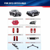 Pare-choc arrière pour Isuzu D-max 2012-2015 Kit de carrosserie Accessoires de pare-chocs Pièces tout-terrain Sport 4X4 Pick up