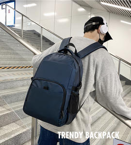 Sac à dos pour ordinateur portable en nylon <span class=keywords><strong>de</strong></span> 14 pouces grande capacité avec compartiment pour ordinateur portable, poches externes à fermeture éclair et sacs latéraux en maille pour la <span class=keywords><strong>salle</strong></span> <span class=keywords><strong>de</strong></span> <span class=keywords><strong>sport</strong></span> - Product Image 3