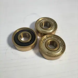 627Z anello d'oro sigillo in metallo oro nero svizzero ceramica sfera personalizzata servizio skateboard cuscinetti 7x22x7mm