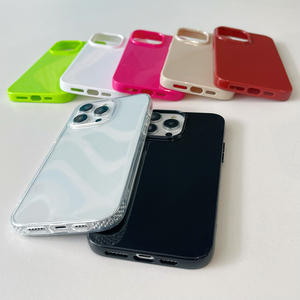 NOUVEAU <span class=keywords><strong>Coque</strong></span> en silicone souple de couleur bonbon brillante pour <span class=keywords><strong>iPhone</strong></span> 16 15 14 13 12 <span class=keywords><strong>11</strong></span> <span class=keywords><strong>Pro</strong></span> Max Plus, <span class=keywords><strong>coque</strong></span> carrée antichoc ultra-fine - Product Image 3