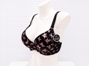 <span class=keywords><strong>Sujetador</strong></span> <span class=keywords><strong>Push</strong></span>-<span class=keywords><strong>Up</strong></span> Personalizado con Estampado de Mariposas para Mujer, Lencería Suave sin Costuras con Aros, <span class=keywords><strong>Sujetador</strong></span> Cómodo para Uso Diario, OEM ODM - Product Image 3