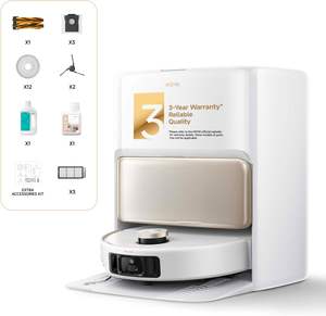 หุ่นยนต์ดูดฝุ่นถูพื้นอัตโนมัติ Mova V50 Ultra รุ่นยอดนิยม พร้อมระบบทำความสะอาดตัวเอง แรงดูด 24KPa หลบหลีกสิ่งกีดขวาง สำหรับบ้านและสัตว์เลี้ยง พร้อม AI - Product Image 1