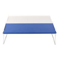 Temphiking THT-009 Bureau d'ordinateur pliable et convertible pour lit, double couleur, aluminium 6063, acier inoxydable 304, 25 kg