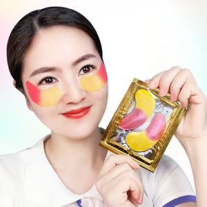 Mascarilla <span class=keywords><strong>de</strong></span> Gel para Ojos Vegana OEM <span class=keywords><strong>de</strong></span> 2 <span class=keywords><strong>Colores</strong></span>, Amarillo y Rosa, con Vitamina C, Colágeno y Ácido Hialurónico, Hidratante, Anti-Ojeras y Anti-Hinchazón, ODM - Product Image 3