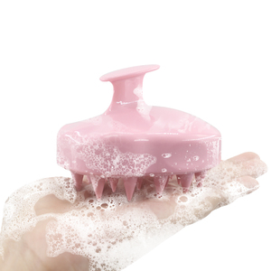 OEM Scalp Care Head Scrubber Handheld Soft Silicone Hair <b>Brush</b> Hair Scalp Massager Silicone Shampoo <b>Brush</b> - Product Image 2