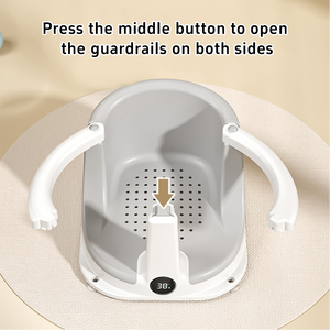 Regolabile morbido sedia da bagno per bambini sedia da doccia per bambini con aspirazione per uso della toilette - Product Image 6