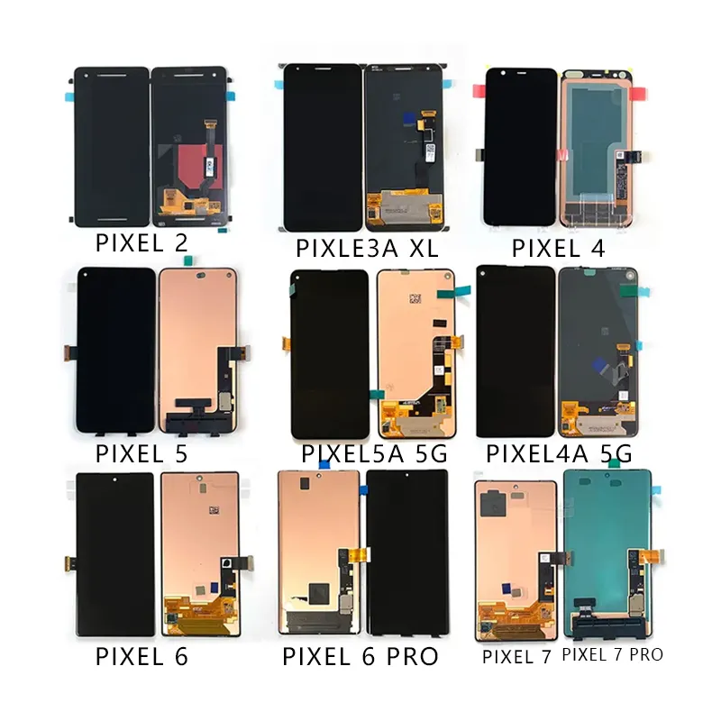 ЖК-экран 6 Pro 7 7 Pro Pantallas De Celular Original 3A 3A XL 4 4A 5G 5 5A 6 6A с рамкой для Google Pixel 2 2XL 3