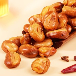 Haricots frits croustillants, grand format 500g, saveur bœuf, haricots orchidée, collations décontractées, saveur épicée - Product Image 2