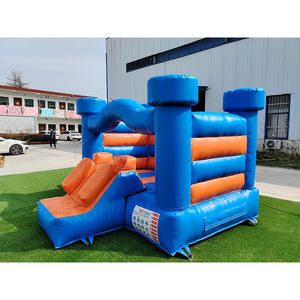Castillo Inflable Azul con Tobogán para Niños Pequeños, Casa de Brinco Inflable de 3x3m con Diseño de Elefante para Fiestas de Cumpleaños Infantiles - Product Image 6