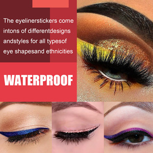 Produit phare : Patchs de cils double paupière scintillants, sans colle, style européen et américain, résistants à l'eau - Product Image 6