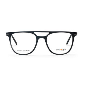 Montures de lunettes rectangulaires minimalistes Grey Jack 60001, monture complète, tendance unisexe, taille adulte 48-19-135 - Product Image 1