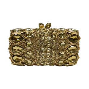 Brilliant Droplet Crystals Evening Bag for Women Rhinestones Clutch <b>Purse</b> Chain Handbag for Night Out Sexy Dress - Product Image 4