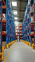 Maßgefertigte Stahl-Lagerregale Industrielle Regalsysteme Schwerlast-Mehrebenen-Palettenregale für Lagerhallen